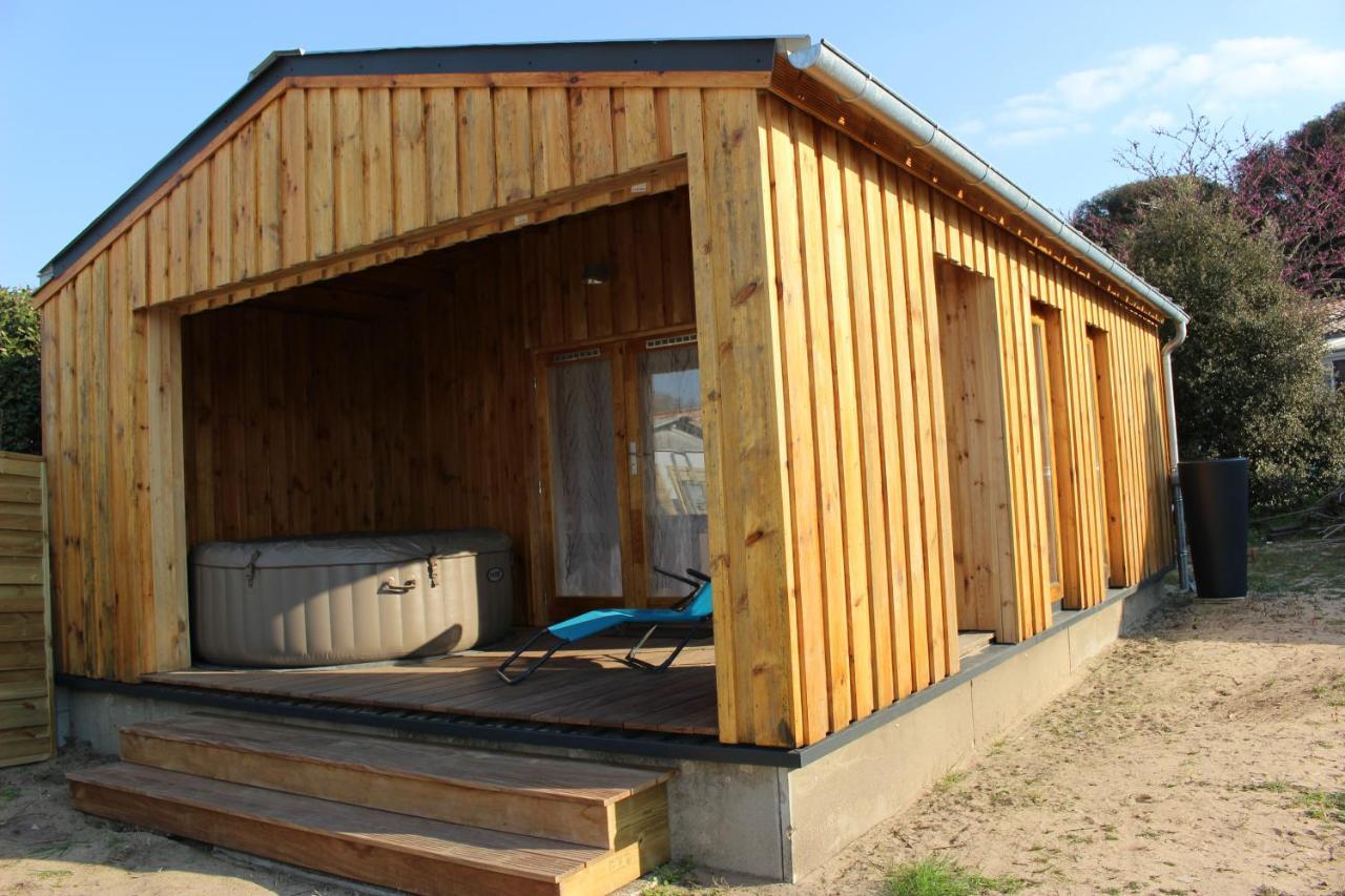 Chalet Esprit Zen Et Nature Avec Spa Saint-Hilaire-de-Riez Kültér fotó
