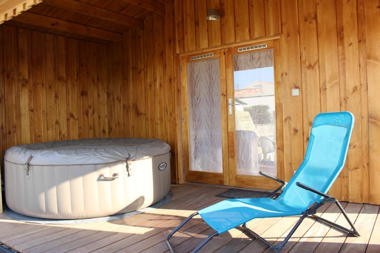Chalet Esprit Zen Et Nature Avec Spa Saint-Hilaire-de-Riez Kültér fotó